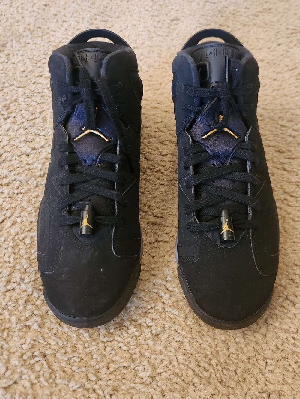 Jordan 6 Retro Defining Moments 2020 Boys Youth Size 7Y Black NWOT
